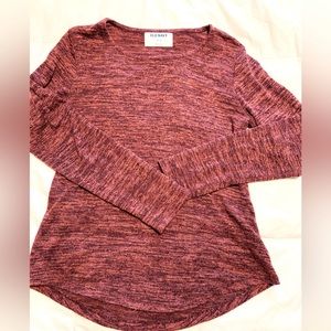Old Navy long sleeve sweater- Maroon - Large